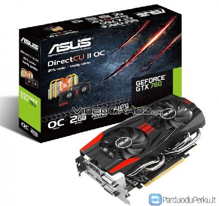 Asus Nvidia GeForce GTX 760 DirectCU II OC 2Gb