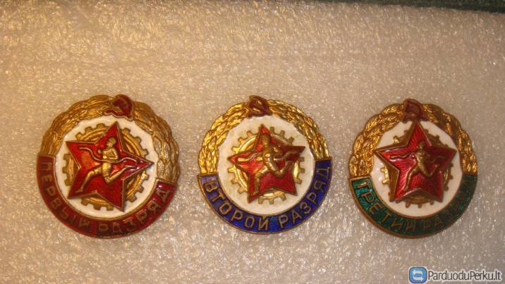 Atskirių ženkliukai.