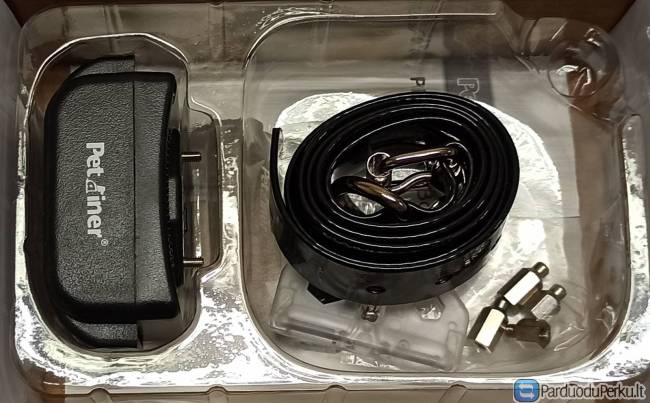 Atsparus vandeniui šuns dresiravimo antkaklis