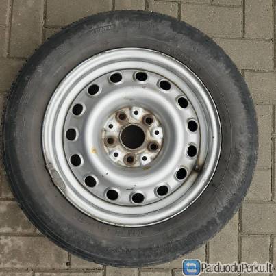 Audi skardiniai ratlankiai su padangomis