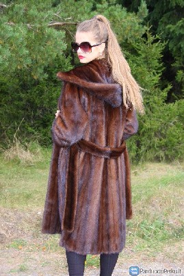 audinė paltai su gaubtu - S - M-L