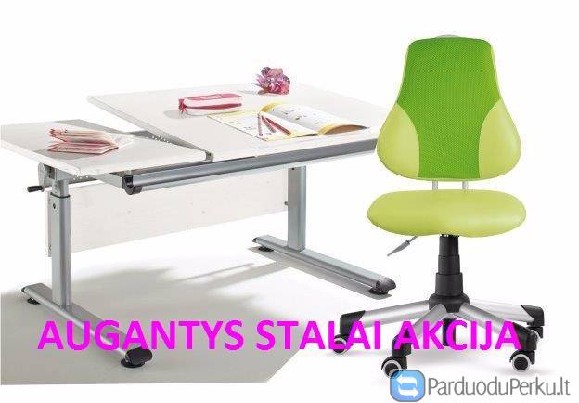 Augantis stalas su kėde pigiau.