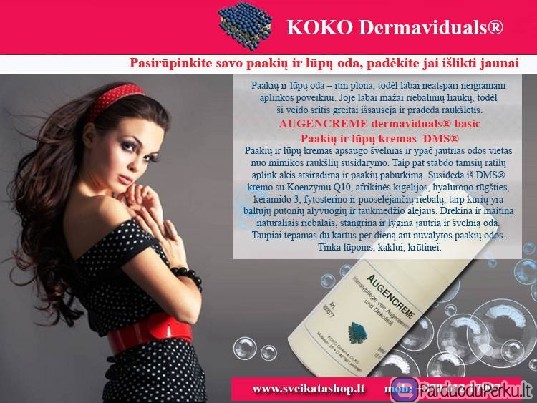 AUGENCREME dermaviduals - Paakių ir lūpų kremas 15 ml
