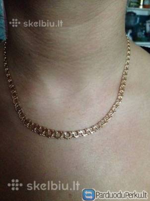 auksine grandinele 750 prabos