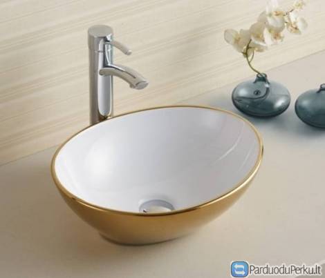 Aukso spalvos praustuvai