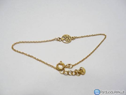 Auksuota sidabrinė apyrankė Medelis