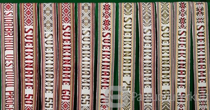 Austos juostos jubiliejams, vestuvių metinėms