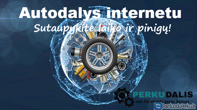 Autodalys internetu geromis kainomis