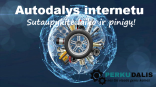 Autodalys internetu geromis kainomis
