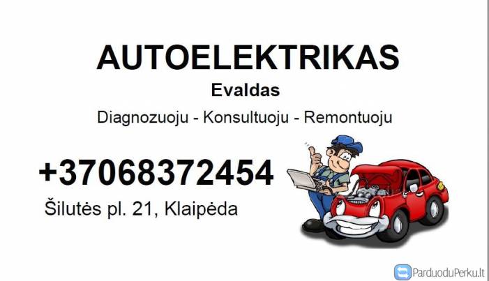 Autoelektrikas Evaldas