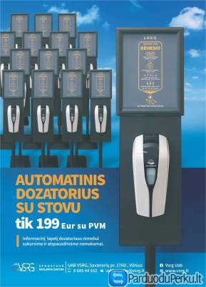 >>> AUTOMATINIS DOZATORIUS dezinfekciniam skysčiui   Ypač ekonomiškas.