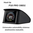Automobilių sistemos skaitmeninis matuoklis P10-PRO OBD2