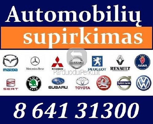 AUTOMOBILIŲ SUPIRKIMAS 864131300