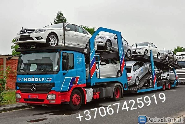 AUTOMOBILIŲ TRALAVIMAS į Vokietiją, Olandiją