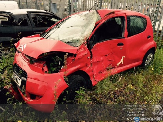 Automobilis ardomas dalimis Citroen C1, 2005.06 - 2014.12 1.