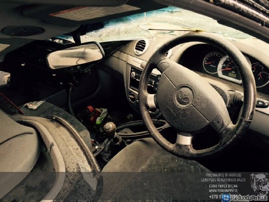 Automobilis ardomas dalimis Daewoo Lacetti, 2004.02 - 2008.1
