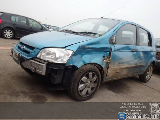 Automobilis ardomas dalimis Hyundai	Getz, 2002.08 - 2009.06 