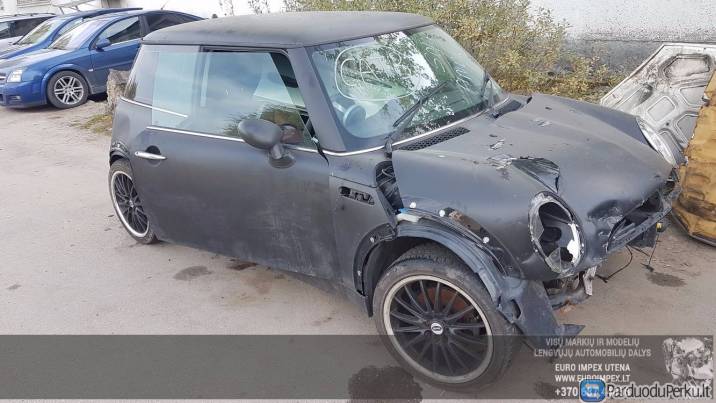 Automobilis ardomas dalimis Mini One 2002 1.6 benzinas mecha
