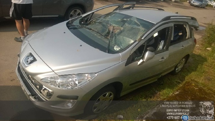 Automobilis ardomas dalimis Peugeot 308 2007.09 --> 1.6 HDi 