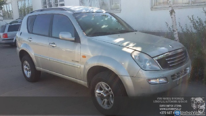 Automobilis ardomas dalimis SsangYong Rexton, 2002.01 - 2007