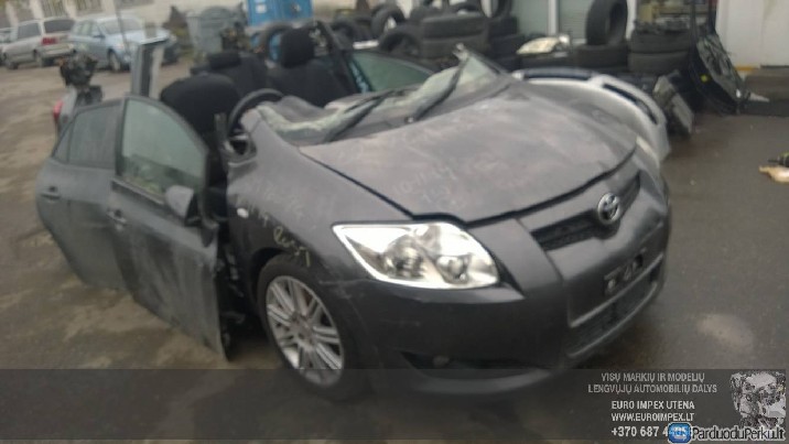 Automobilis ardomas dalimis Toyota Auris, 2006.10 - 2012.10 