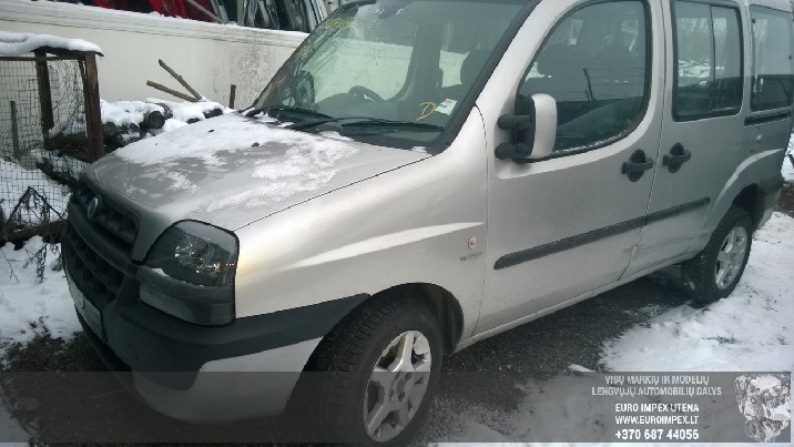 AUTOMOBILIU DALYS - FIAT DOBLO, 2005.10 - 2009.08 1.9 JTD 77