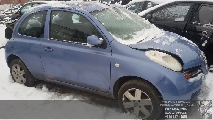 AUTOMOBILIU DALYS - NISSAN MICRA, K12 2003.01 - 2007.06 1.2 