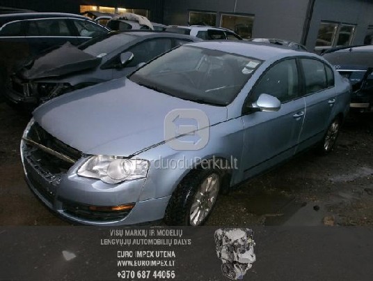 AUTOMOBILIU DALYS - VOLKSWAGEN PASSAT B6 2006 1.9L TDI DYZEL