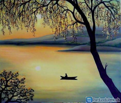 autorinis paveikslas Tyla