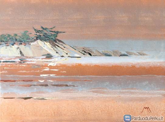 aveikslas "Mirusios kopos". 60x80 cm.