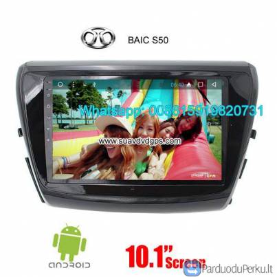 BAIC S50 Car audio radio update android GPS navigation camera
