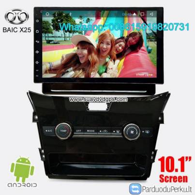 BAIC X25 Car audio radio update android GPS navigation camera