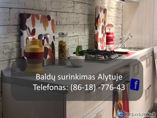 Baldų surinkimas Alytuje