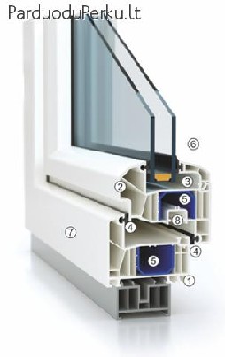 Balkonų stiklinimas nuo 800lt, LANGAI NUO 100lt