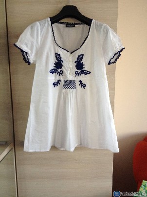 Balta kotoninė palaidinė