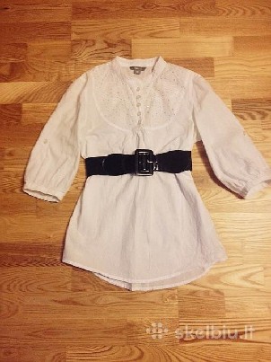 Balta palaidine 100proc. MEDVILNE