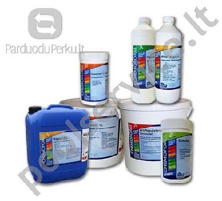 Baseinų žiemos priemonės, chemikalai baseinams