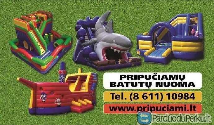 Batutų nuoma Vilniuje , Kaune , Klaipėdoje