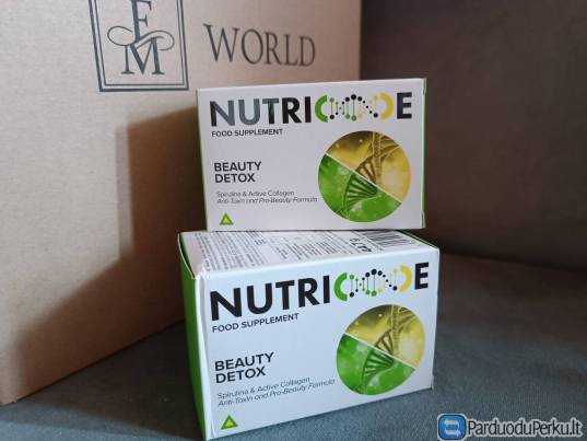 BEAUTY DETOX maisto papildai - spirulina + kolagenas + vitaminas C