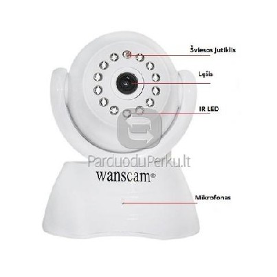 Belaidės IP stebėjimo (apsaugos) kameros