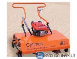 BENZININĖ TRINKELIŲ SIŪLIŲ UŽTRYNIMO MAŠINA OPTIMAS MINI NUOMA