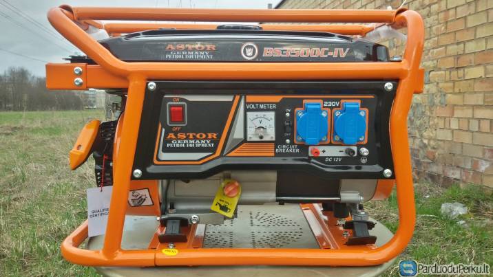 Benzininis elektros generatorius Astor 3,0kw