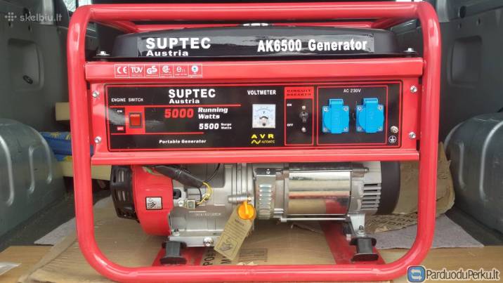 Benzininis elektros generatorius Suptec  5,0KW