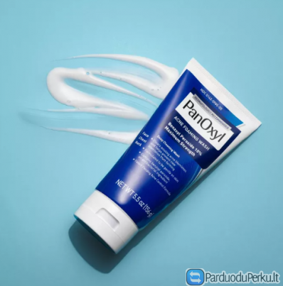 Benzoilo peroksidas 10% PanOxyl prausiklis nuo spuogų, aknės