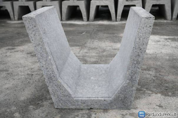 Betoninis latakas Betoniniai lietaus vandens U formos vandens nuvedimo latakai pristatymas