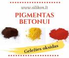 Betono dažai, pigmentai betonui – geležies oksidas