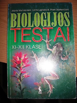 Biologijos testai 11-12 klasei