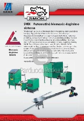 Biomasės deginimo katilas SMOK
