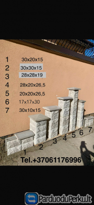 Pigiai blokeliai tvorai