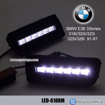 BMW E36 M3 318i 320i 323i 325i 328i DRL LED driving lights aftermarket